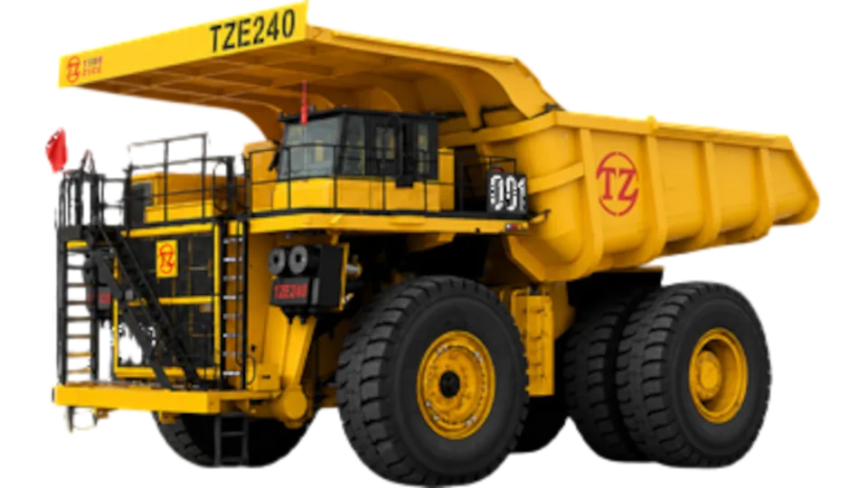 TZCO TZE240 — карьерный самосвал, дизель-электрический привод (мотор-колёса), двухосный