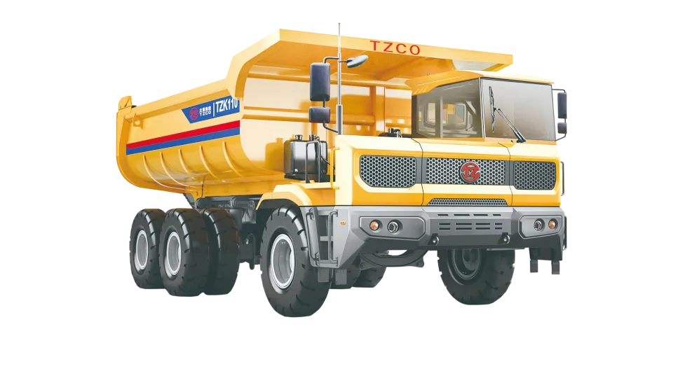 TZCO TZK110 — карьерный самосвал дизельный, трёхосный